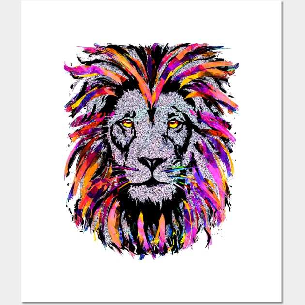 Lion Spirit Animal - Lion Head - Wildlife - Big Cat Wall Art by BigWildKiwi